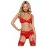 Obsessive Heartina - Dessous-Set (Rot)