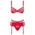Obsessive Heartina - Dessous-Set (Rot)