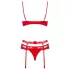 Obsessive Heartina - Dessous-Set (Rot)