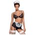 Obsessive Maidme - Dienstmädchen-Kostümset (6-teilig) - L/XL