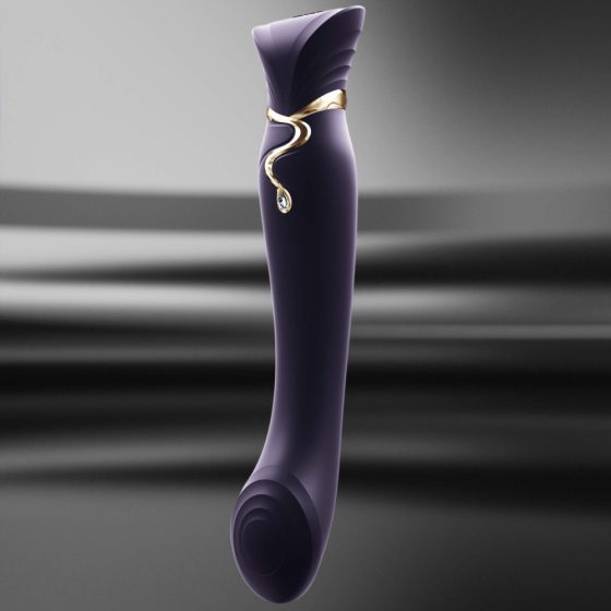 ZALO Queen - akkubetriebener Impulswellen-G-Punkt- und Klitoris-Vibrator (lila)