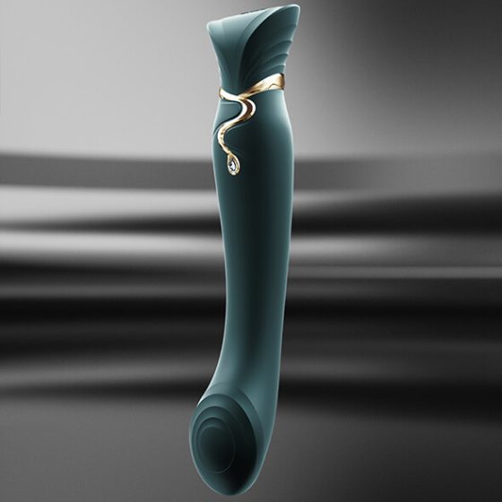 ZALO Queen - Akkubetriebener pulsierender G-Punkt- und Klitorisvibrator (Grün)