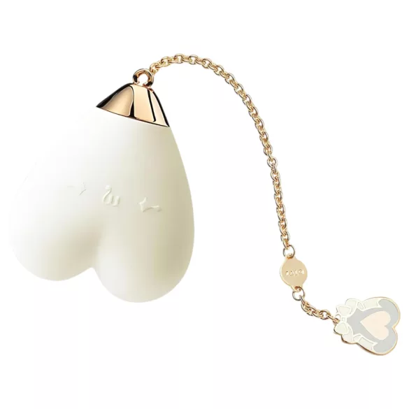 ZALO Baby Heart - intelligenter wasserdichter Vibro für Kitzler (weiß)