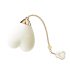 ZALO Baby Heart - Wasserdichter Smart Klitorisstimulator (Weiß)