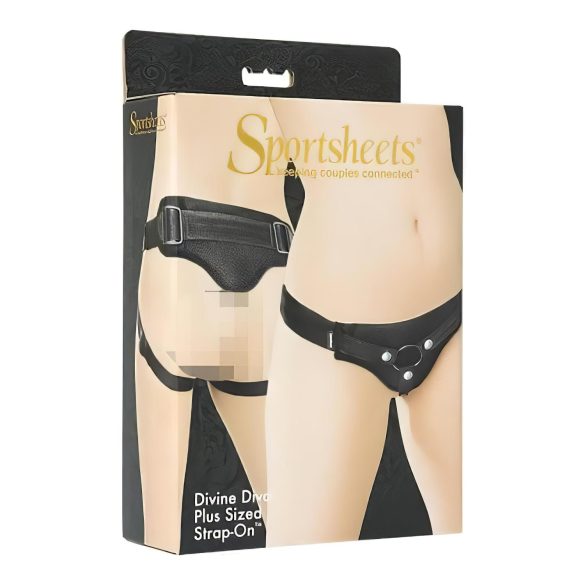 Sportsheets Plus Size - Unterteil für Strap-ons (schwarz)