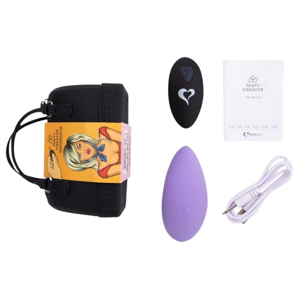 FEELZTOYS Panty - Wiederaufladbarer, kabelloser Klitorisstimulator (Lila)