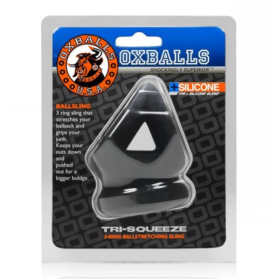 OXBALLS Tri-Squeeze - Penisring (schwarz)