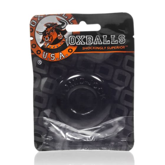 OXBALLS Donut 2 - extra starkes Penis- und Hodenring (schwarz)
