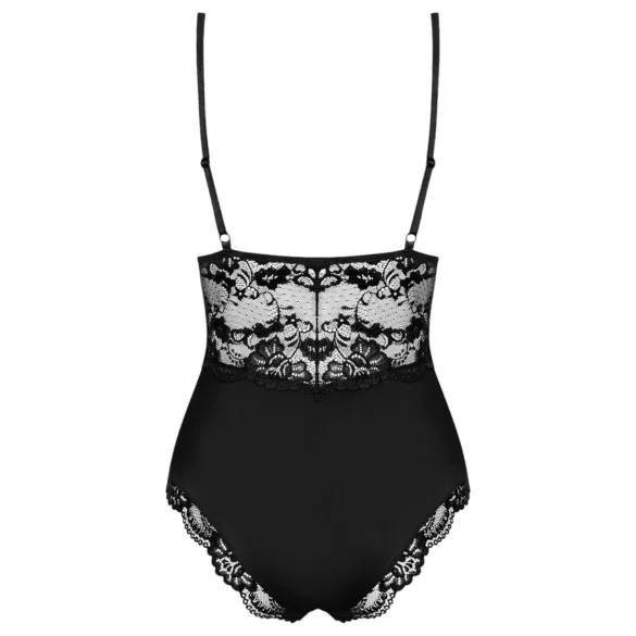 Obsessive 810-TED-1 - Spitzen-Body (Schwarz) - XXL