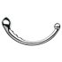 Le Wand - beidseitiger Edelstahl-Dildo (Silber)