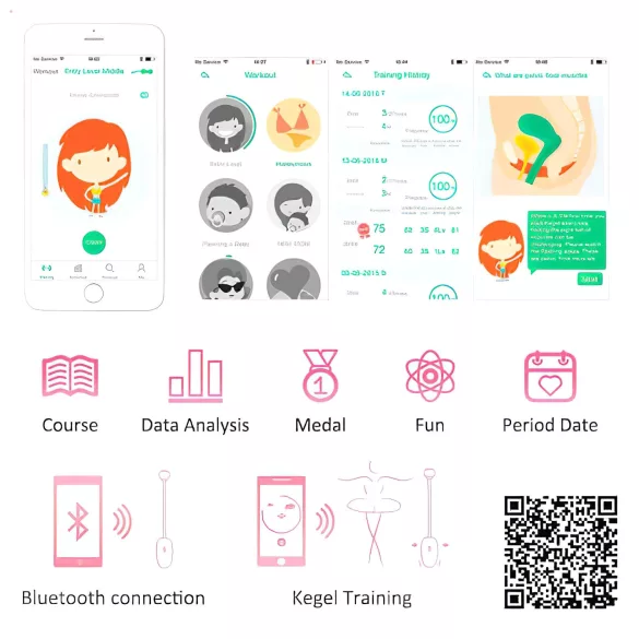 Magic Motion Kegel Coach - vibrierende Liebeskugeln (pink)