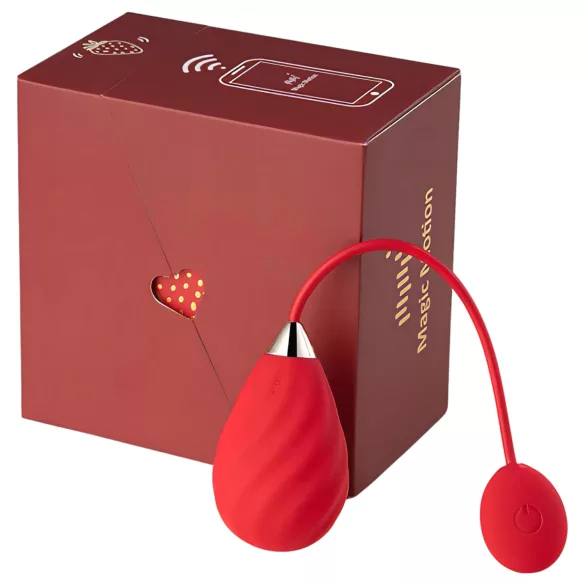 Magic Motion Sundae - App-gesteuertes Vibratorei (rot)