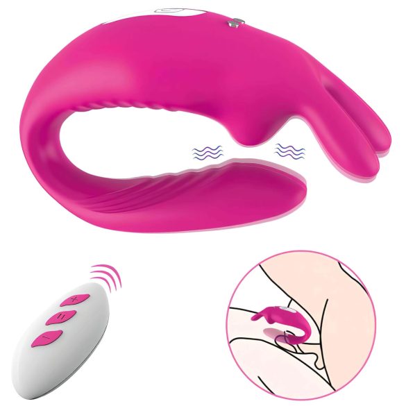 Aixiasia Hera - Akku Radio Paar-Vibrator (Pink)