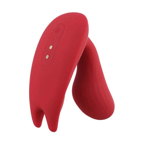 Magic Motion Umi - intelligenter, aufladbarer Strap-on Vibrator (rot)
