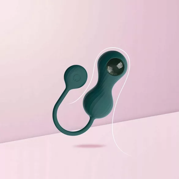 Magic Motion Crystal Duo - smarte Geishakugeln-Set - (grün)