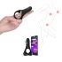 Magic Motion Rise - Intelligenter, akkubetriebener Vibrations-Penisring (Schwarz)