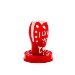 Ich liebe Dich - handbemalte Designer-Kondom (1 Stück)