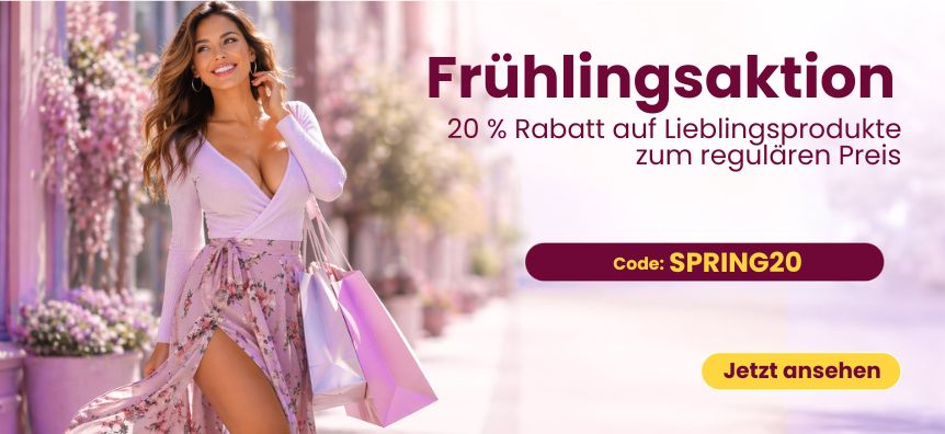 20% Rabatt auf alle nicht reduzierten Produkte - Lovesexshop.de Sexshop